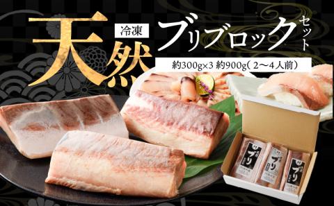 S147-001_天然ブリ ブロックセット２～４人前（冷凍）