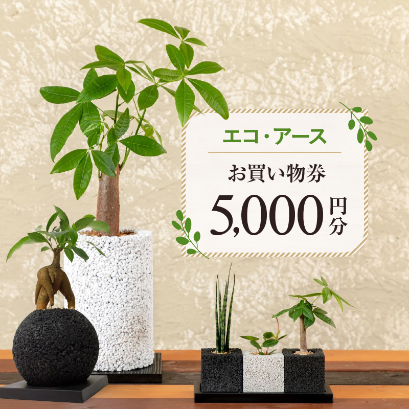 S060-116_エコ・アースでご利用可能なお買い物券　5,000円分