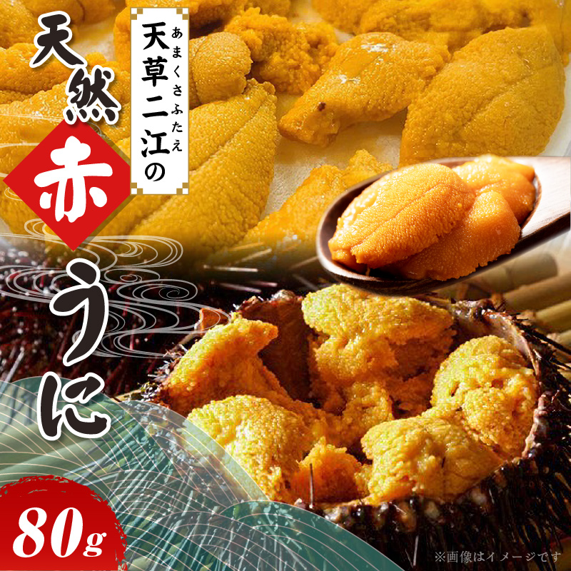 S157-005_天草二江の天然赤うに 80g 80g