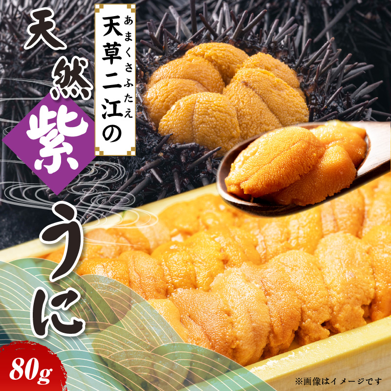 S157-011_天草二江の天然紫うに 80g 80g