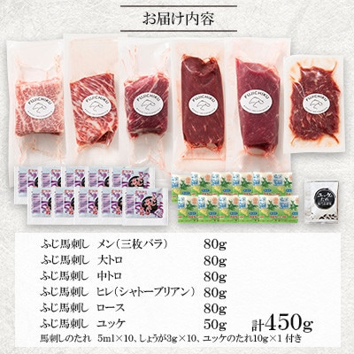 「本場・熊本」霜降り馬刺しと赤身の贅沢6種セット(美里町)【配送不可地域：離島】