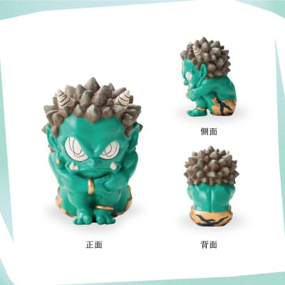 【ふるさと納税】MOMOTARO Figure 瀧下和之 氏「鬼フィギュア(緑)」