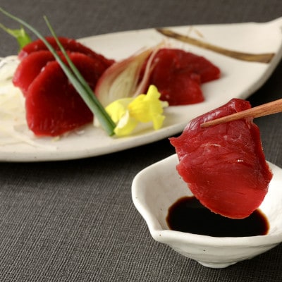 国産赤身馬刺しスライス160g(美里町)【配送不可地域：離島】