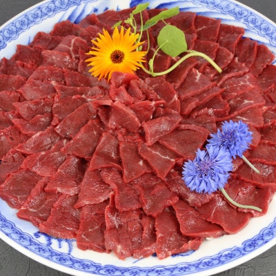 国産 上赤身馬刺し 400g(美里町)【配送不可地域：離島】