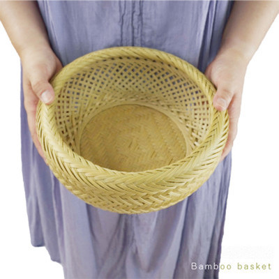 美里町産　竹雅のバンブーバスケット　盛り籠