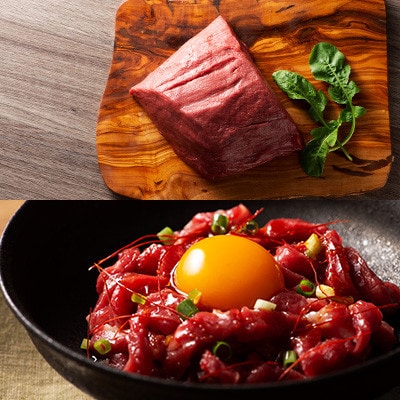 「本場・熊本特産」馬刺し4種の食べ比べ(美里町)【配送不可地域：離島】