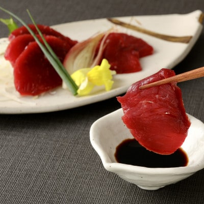国産赤身馬刺し約400g(美里町)【配送不可地域：離島】
