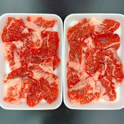 GI認証取得 くまもとあか牛 焼き肉用切り落とし 合計600g(美里町)【配送不可地域：離島】