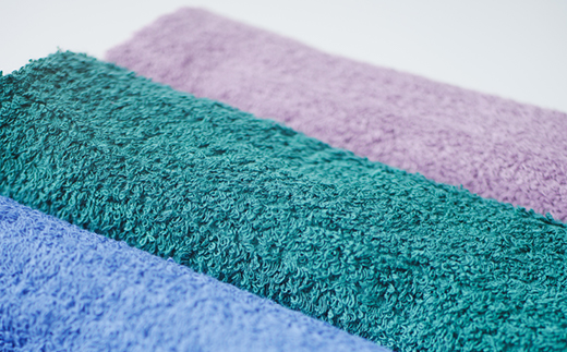 【日本製】MISATOカラータオル3色×各1枚(簡易包装)