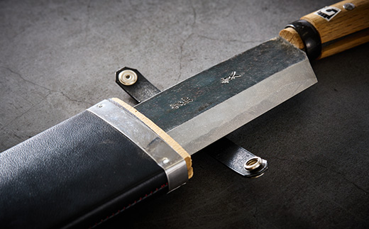 【隈部刃物製作所】熊本県伝統工芸品　腰鉈(鞘付き)【配送不可地域：沖縄県】