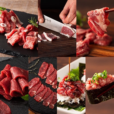 フジチクオリジナル 希少部位と贅沢なふじ馬刺し厳選セット(美里町)【配送不可地域：離島】