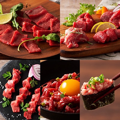 「フジチクオリジナル」ふじ馬刺しと藤彩牛の贅沢食べ比べセット(美里町)【配送不可地域：離島】