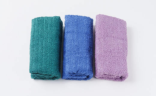 【日本製】MISATOカラータオル3色×各1枚(簡易包装)