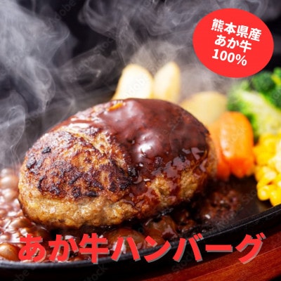 熊本県産　あか牛 ハンバーグ(150g×4個)　合計4個セット(美里町)【配送不可地域：離島】