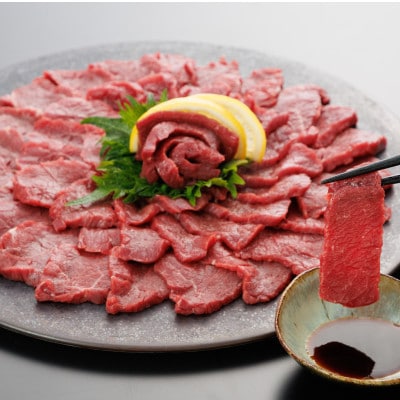 【熊本と畜】桜屋 上赤身馬刺し 500g【専用醤油付き150ml】(美里町)【配送不可地域：離島】