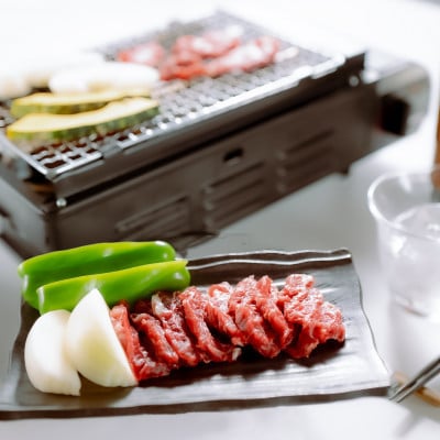 【桜屋】馬肉焼肉用500gカット済(美里町)【配送不可地域：離島】