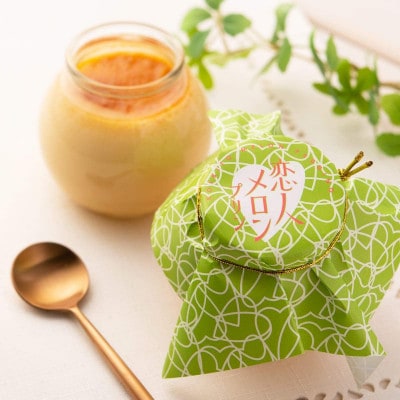 恋人メロンプリン(6個入) 熊本県優良商品賞【配送不可地域：離島】