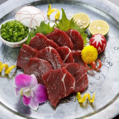 【毎月定期便】国産上赤身馬刺し 400g(美里町)全6回【配送不可地域：離島】