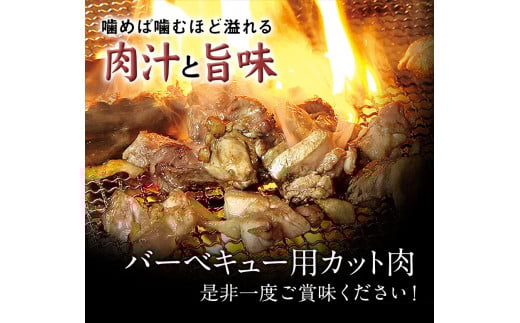 天草大王 バーベキュー用カット肉 1kg 熊本県産 【幻の地鶏】玉東町 もも肉 むね肉《60日以内に出荷予定(土日祝除く)》---dg_fasodbbq_60d_r7_13000_1kg---
