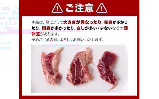 馬ひも焼肉用300g（50g×6袋） 肉 馬ひも 馬肉 熊本県玉東町《90日以内に出荷予定(土日祝除く)》---gkt_fkgbahim_90d_r7_12000_300g---