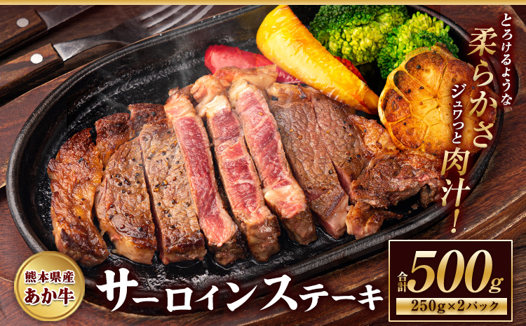 あか牛（褐毛和牛） サーロイン ステーキ 500g 牛肉 冷凍《2026年1月中旬-3月末頃出荷》---gkt_faksir_bc13_r8_18000_500g---