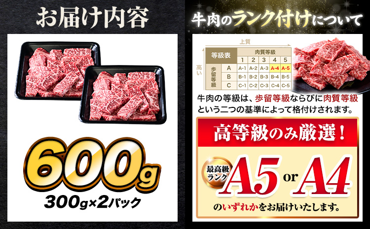 牛肉 A4～A5等級 黒毛和牛 切り落とし くまもと黒毛和牛 上 ロース 焼肉切り落とし 600g 《30日以内に出荷予定(土日祝除く)》熊本県 長洲町 上ロース 焼肉用 焼肉 肉 お肉 和牛 A5 A4 300g 小分け リブロース サーロイン---ng_fzyoursyk_30d_r7_17000_600g---