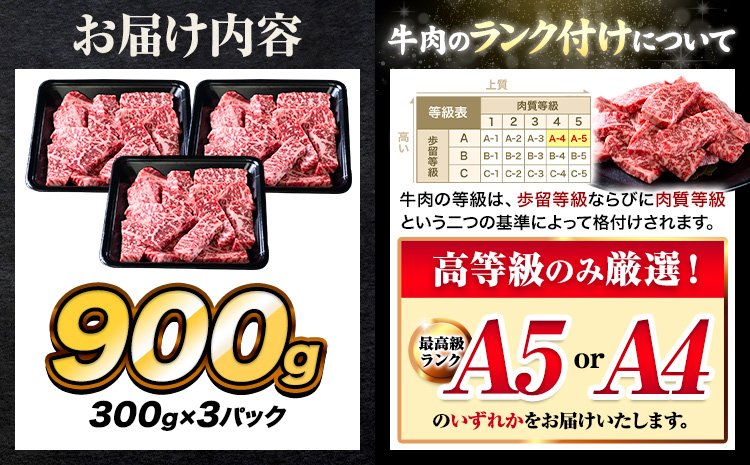 牛肉 A4～A5等級 黒毛和牛 切り落とし くまもと黒毛和牛 上 ロース 焼肉切り落とし 900g 《30日以内に出荷予定(土日祝除く)》熊本県 長洲町 上ロース 焼肉用 焼肉 肉 お肉 和牛 A5 A4 300g 小分け リブロース サーロイン---ng_fzyoursyk_30d_r7_25000_900g---
