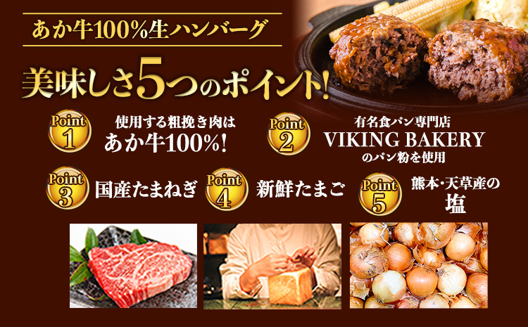 ステーキマニア監修 熊本県産 あか牛 100% 生ハンバーグ 140g× 26個 2セット 《30日以内に出荷予定(土日祝除く)》熊本県産あか牛 冷凍 ハンバーグ---ng_faknhamb_30d_24_24000_3640g---st-p