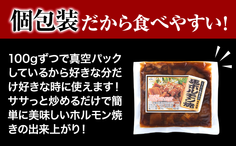 馬ホルモン焼 10人前 (100g×10個)  馬肉 ホルモン 株式会社千興ファーム《60日以内に出荷予定(土日祝除く)》---sn_fbhoru_60d_r7_13000_10set---