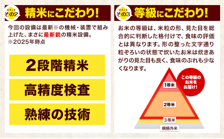 新米 令和7年産 ひのひかり【6ヶ月定期便】白米  20kg (5kg×4袋) 計6回お届け 《お申込み翌月から出荷》 熊本県産 白米 精米 ひの 米 こめ お米 熊本県 長洲町---hn7tei_291000_20kg_mo6_ng_h---