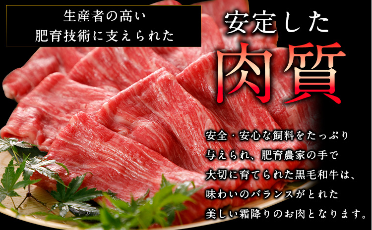 【2ヶ月定期便】牛肉 くまもと黒毛和牛 すき焼き用 500g 肉 黒毛和牛 長洲町L（桜屋）《お申込み月の翌月から出荷開始》 定期 ---sn_f501kwsktei_r7_33000_mo2num1---st-p