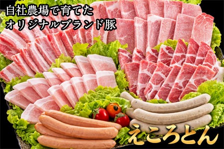 えころとん・豚肉6種(計1200g)　豚肉バーベキューセットファームヨシダ　《60日以内に出荷予定(土日祝除く)》---so_ffarmy6bbq_60d_r7_15000_1200g---