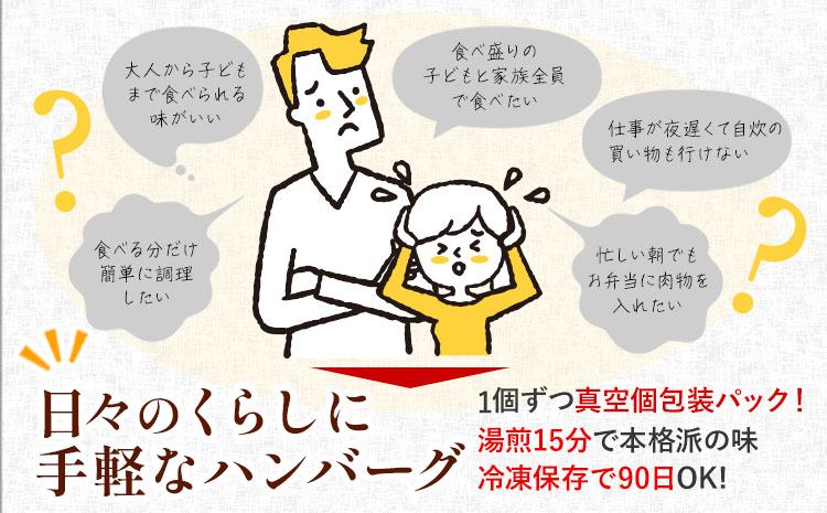 ハンバーグ 鉄板焼き 肉肉ハンバーグ ジャポネソース  20個 《1月出荷予定》熊本県 国産 牛肉 豚肉 鶏肉 ハンバーグ 専門店監修 小分け ジャポネ 肉 ---oz_fhr_ac1_r7_11000_20i_j---