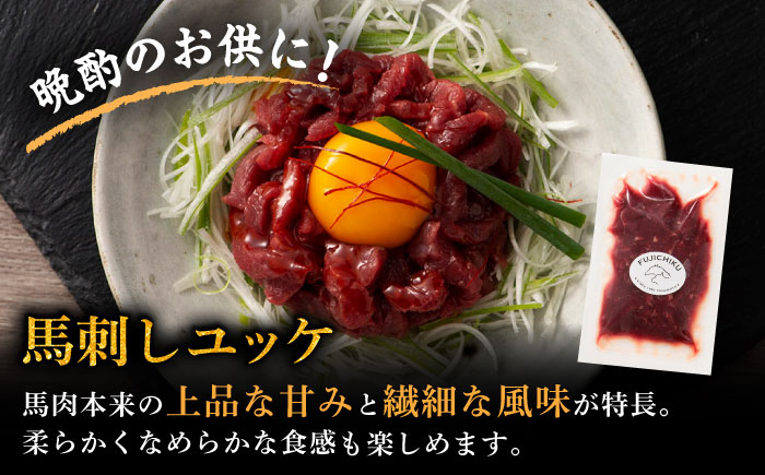 【年内発送は12月11日ご入金分まで！】国産馬刺し満喫セット【株式会社フジチク】 [BHAD108]