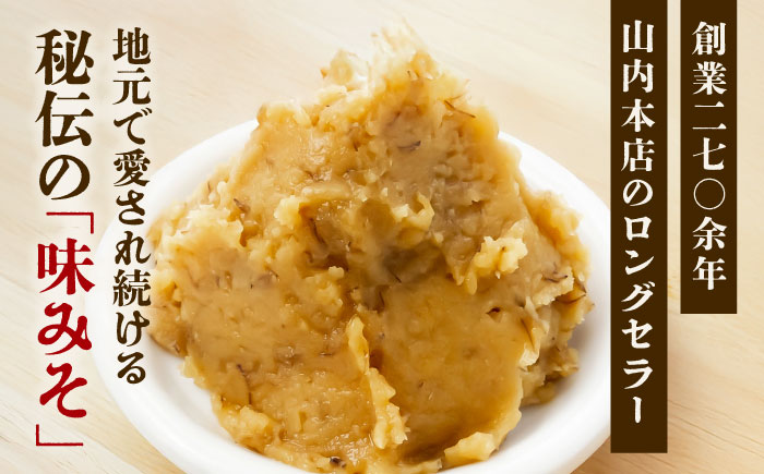 味みそ3kg(500g×6袋)【株式会社山内本店】 [BHAE045]