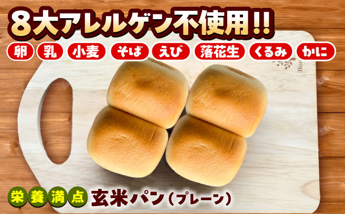 玄米パン ( グルテンフリー ) プレーン20個セット / 玄米 ぱん 熊本【株式会社熊本玄米研究所】 [BHAF004]