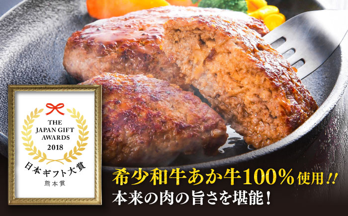 【年内発送は12月18日ご入金分まで！】くまモンハンバーグセット（あか牛100％使用）【有限会社　三協畜産】 [BHAS009]