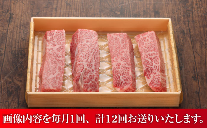 【全12回定期便】【GI認証】くまもとあか牛三角バラステーキ 約120g×4枚 / 菊陽町 あかうし 熊本県 肉 にく niku ブランド 旨み 【有限会社 三協畜産】 [BHAS095]