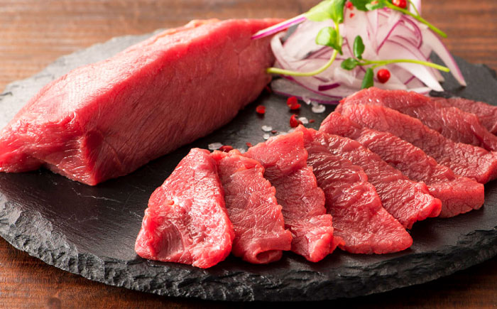 まな板不要! フジチク 切れてる 国産馬刺し 3P 計約120g【株式会社フジチク】 [BHAD006]