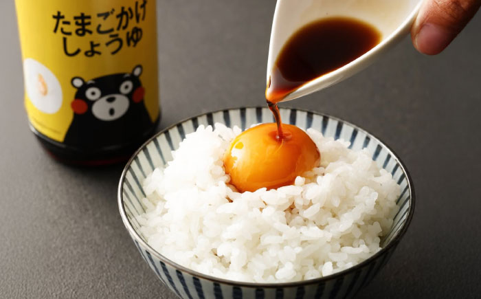 【年内発送は12月11日ご入金分まで！】くまモン たまごかけしょうゆ 300ml×4本【株式会社山内本店】 [BHAE060]