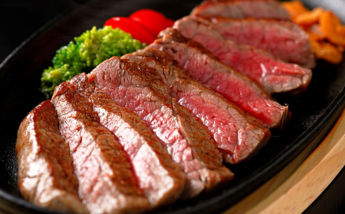 【全6回定期便】【GI認証】くまもとあか牛ランプステーキ 約150g×3枚 / 菊陽町 あかうし 熊本県 肉 にく niku ブランド 旨み 【有限会社 三協畜産】 [BHAS085]