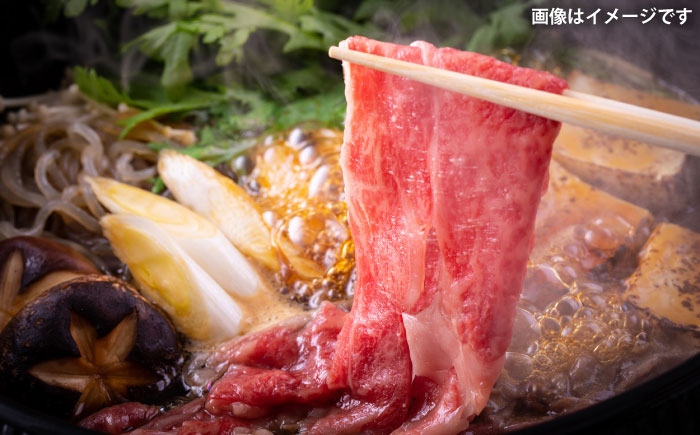 肥後の赤牛 すきやき用 約500g /  牛肉 赤牛 すき焼き 冷凍 熊本県 菊陽町 あか牛【菊陽町(阿蘇牧場)】 [BHAZ002]