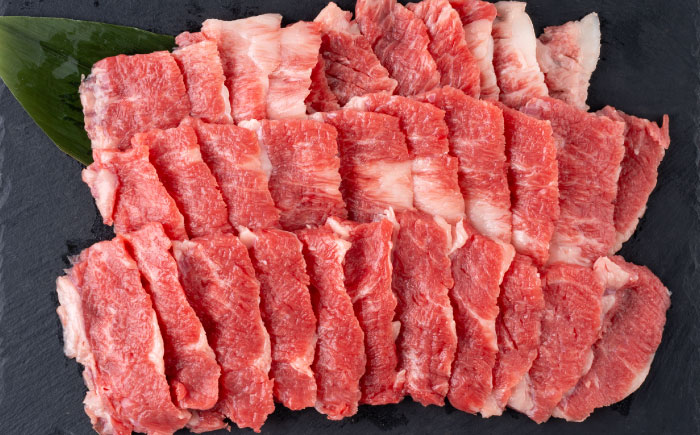 熊本県産 あか牛 カルビ 焼き肉用 約800g(約400g×2パック) / 赤牛 牛肉 カルビ 焼肉 熊本県 菊陽町【合同会社 たべたせいか】 [BHBY007]