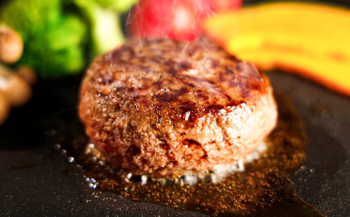 【全6回定期便】熊本和牛あか牛ハンバーグセット　120g×6個 / 菊陽町 あかうし 熊本県 肉 にく niku ブランド 旨み【有限会社　三協畜産】 [BHAS034]