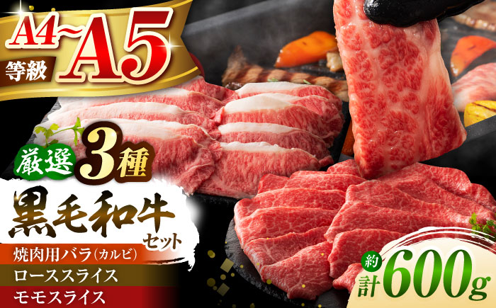 【年内発送は12月11日ご入金分まで！】くまもと黒毛和牛「藤彩牛」厳選3種の食べ比べ計600g 3901【株式会社フジチク】 [BHAD011]