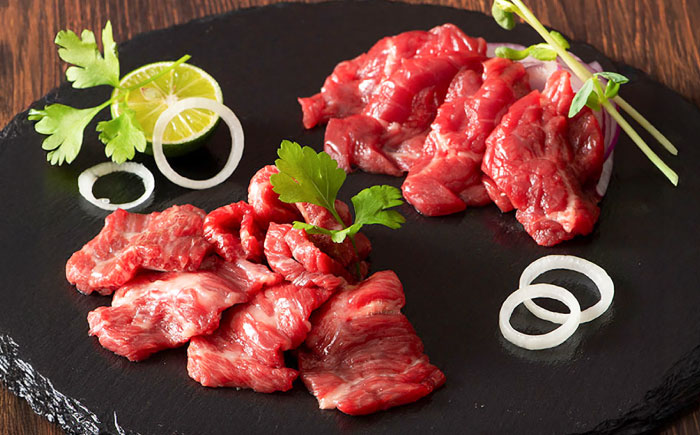 【年内発送は12月11日ご入金分まで！】ふじ馬刺し詰合せ【彩】 / 食べ比べ 国産 馬肉 赤身 熊本県 菊陽町【株式会社フジチク】 [BHAD106]