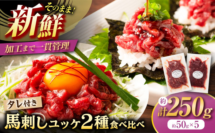 【年内発送は12月11日ご入金分まで！】「フジチク」ユッケ2種の贅沢食べ比べセット【株式会社フジチク】 [BHAD109]