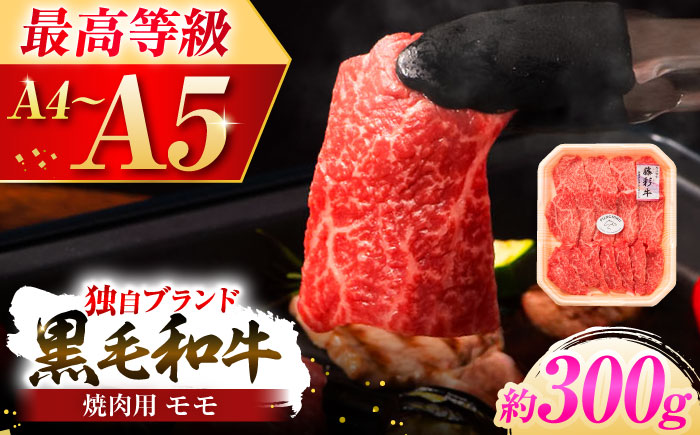 フジチク 藤彩牛 モモ 焼肉用 約300g 黒毛和牛 牛肉 国産【株式会社フジチク】 [BHAD119]