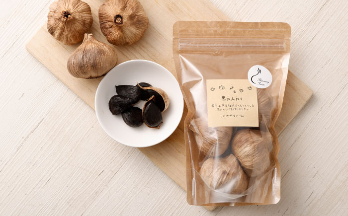 しらさぎファームの 黒にんにく 400g / にんにく ニンニク 国産 くろにんにく 200g×2パック 400g 免疫力 疲労回復 1日1粒 熊本県 菊陽町【白鷺電気工業株式会社】 [BHBE001]