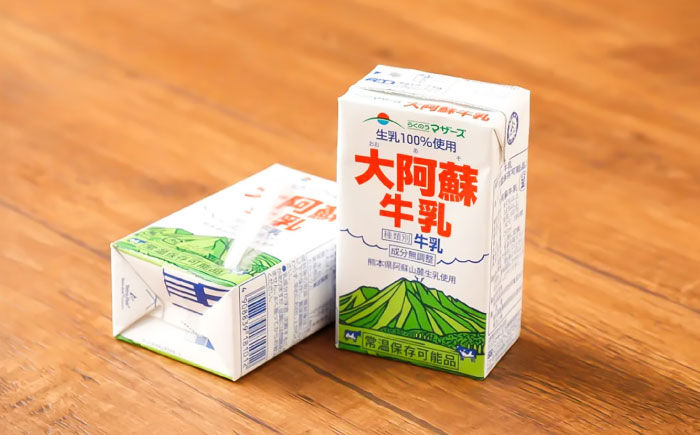 大阿蘇 牛乳 250ml(24本入り) / 阿蘇 熊本 乳牛 生乳 ミルク 無調整 自然 らくのう 【合同会社 たべたせいか】 [BHBY011]